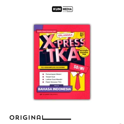Original Buku Ujian Sekolah Sd: X-Press Tka Sd Spm Tka 2026 Siaga Tka Sd Erlangga