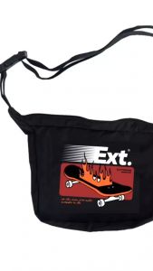 SLING BAG EXT.  TAS SELEMPANG BAHAN TASLAN PREMIUM WATERPROOF PRIA WANITA