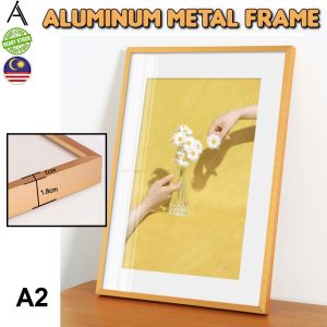 A2 Size Simple Aluminum Metal Wall Hanging Photo Frame