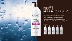 Kerasys Enhanced- Elasticity Revitalizing Shampoo & Conditioner 600ml 1 Set
