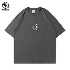 Mens Short Sleeve T-Shirt 280g Pure Cotton Half Sleeve Base Shirt Summer New Simple Solid Color Couples Top Breathable