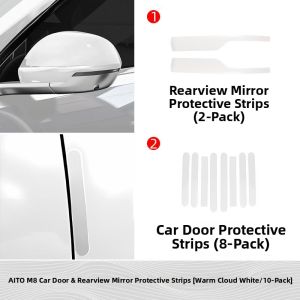 Collision & Scratch Protection Car Door Rearview Mirror Guards