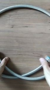 สายน้ำดีสแตนเลส 304 รุ่น ST-26 ยาวพิเศษ 1-8 เมตร ขนาด 3/4"(25 mm.) ทั้ง 2 ด้าน อ่างซิงค์ล้างจาน อ่างล้างหน้า  ** สินค้าอยู่ไทยพร้อมจัดส่ง**