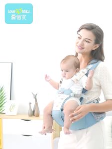 Baby Carrier With Hip Seat Infant Sling Five-Point Safety Belt Soft Breathable Wrap