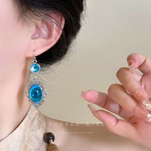 Exotic Bohemian Ethnic Style Womens Earrings Oversized Vintage Elegant Atmosphere Alloy Silver Gold Plated Fashion Jewelry