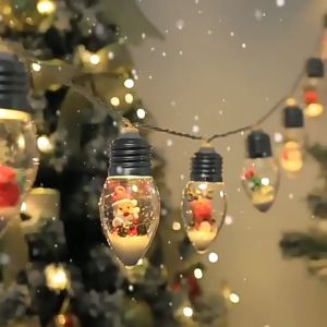 Waterproof LED Christmas Lights  Fairy String Lights Bulb Christmas Decor Xmas Tree Santa Claus Snowman