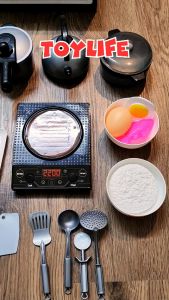 Bộ đồ chơi nấu ăn 36 món kèm bếp có nhạc và đèn cho bé đồ chơi nhà bếp mô phỏng nấu ăn trẻ em TOYLIFE