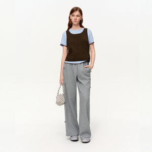 DUSHU | Sweet Cool Style High-Waist Wide Leg Pants