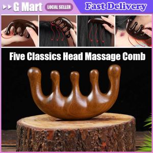 Wide-Tooth Sandalwood Comb: A Relaxation Body Care Tool