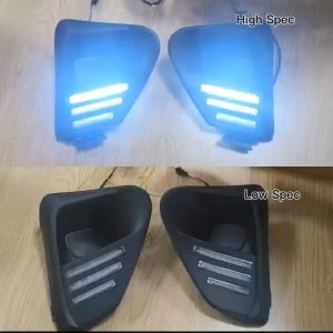 HONDA CITY FACELIFT 2023-2024 FRONT BUMPER DAYLIGHT FOG LAMP COVER DRL RUNNING SIGNAL LIGHT LAMPU