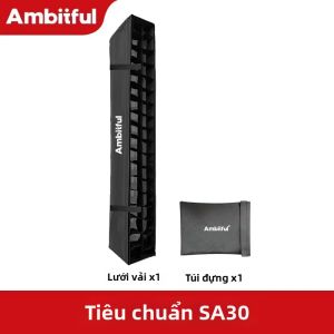 AMBITFUL | Đèn Video Mềm Dạng Tổ Ong Ambitful SA30 Air Light Honeycomb Grid Có Thể Gập Lại Kèm Bộ Hiệu Ứng Ánh Sáng Dành Cho GC30R Tương Thích Với Đèn Air Tube