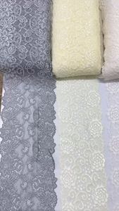 ลูกไม้ ลูกไม้ยืด ลูกไม้ตกแต่ง ลูกไม้ประดับ ลูกไม้ตกแต่ง ขนาด 4.5-6 นิ้ว หน่วยขายเป็นเมตร