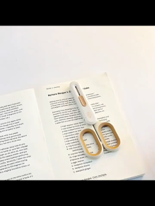 INS Source of Nature Wheat Straw 2-in-1 Multifunctional Scissors Cutter Stainless Steel Office School Student Stationery