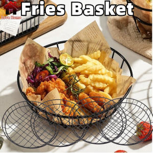 Fries Basket Fries Holder Basket Food Tray Burger Plate Food Basket Aad Oil Paper For Cook