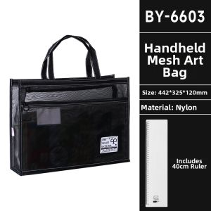 Large Capacity Transparent 8K Art File Bag