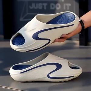 Summer Thick Sole Slippers Men Women EVA Soft Bottom Indoor Home Slides Sandals Light Beach Shoes Male Slippers Flip Flops