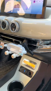 Car Mobile Phone Holder Car Air Outlet Car Interior Car Support Navigation Fixed Buckle Type Multifunctional Products