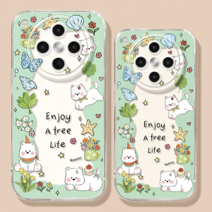 CIJING | Silicone Full-protection Phone Case Cartoon Dog Design