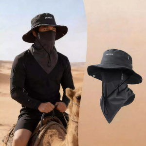 JIFANPAUL | Sun Protection Neck Cover Hat Integrated Design for Summer Outdoor Use