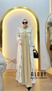 (9) ALODY CITRA  Baju Dress Gamis Wanita Muslim Citra Dress By Alody. Nazra Sha