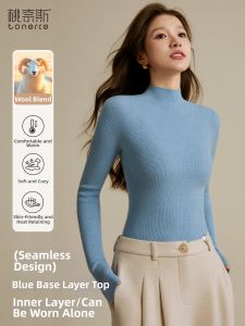 TONERCE | Inner Outer Wear Wool Blend Womens Top