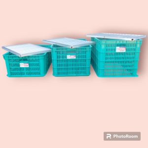 Keranjang Gede alat sortir lele aluminium bak sortir ikan lele set