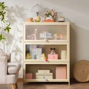 KAIPAQI | Flip Top Snack Storage Cabinet Bedside Table