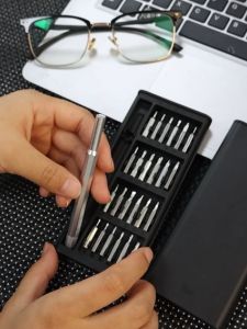 24 in 1 Precision Screwdriver Set Magnetic Bit Phillips Torx Precision Dismountable Removable Mini Tool Case for Smart Home Phone Repair Tools Set Original Heavy Duty