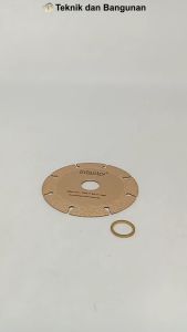 Infantry Vacuum Blazing Diamond Cutting Wheel 4" - Teknologi Joint Proses Pemotongan Berlian yang Efektif (Note: Harap Tanyakan Ketersediaan Stok Sebelum Membeli)