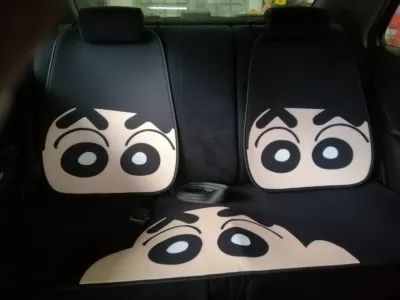Crayon shin chan car seat cushion+back cushion蜡笔小新汽车后坐坐垫+靠背垫
