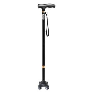 LEZHONGFU | Adjustable Non-slip Lightweight Stable Four-footed Cane