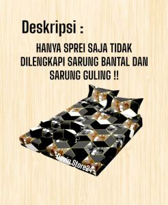 Diskon Khusus Hari Ini Seprai Homemade No 1 Motif Marble Bahan Polymicro Katun Tidak Panas Bisa COD