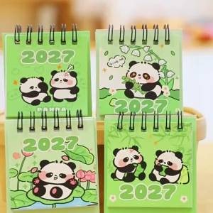 【H】2027 Desk Calendar Mini Portable Travel Calendars Perfect For Home Office School Daily Schedule Planning Home Decor