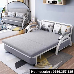 Sofa Giường Đa Năng Thông Minh Gấp Gọn - Giường Sofa Gấp Kiêm Ghế Phong Cách Hàn Quốc kt: 1m58x1m9 (Tặng Kèm 2 gối)