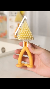 Sink Gap Cleaning Brush Efficient Stain Removal Non-Scratch Ergonomic Long Handle Brush Berus Dapur