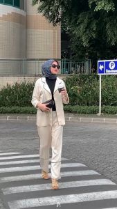 Personal Nice - Satu Set Baju Wanita Atasan Bawahan Panjang Polos Mili Oneset