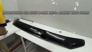 OCAS HOOD GUARD BONNET COVER D-MAX 2024 BLACK (11741)