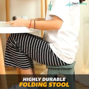 Foldable Plastic Multi-purpose Bathroom Stool Indoor Outdoor House Camping Portable Chair