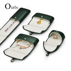 Oirlv Ring Earrings Bracelet Necklace Box Jewelry Organizer Display Box For Birthday Gift Proposal Engagement Wedding H109