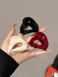 Elegant Acetate Hair Clips Womens High Ponytail Fixed Hair Cards Back of Head Half up Bun Claw Small Shark Clip Hair Accessories