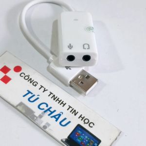 USB âm thanh / USB Sound Adapter 7.1 Channel dây dài 15Cm