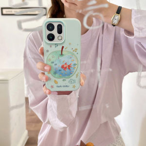 TUZHEER | Drop-resistant Cartoon Fish Pattern OPPO Phone Case