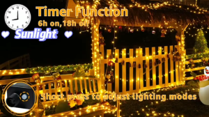 Hari raya Decoration 10M String Fairy Light with 8 Modes Waterproof Lamp for Christmas Party Holiday New Year Wedding Outdoor Indoor Decoration LED Twinkle String Lights