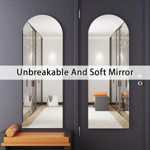 HD Mirror Arched Body Mirrors Self-adhesive Wall Mirror for DIY Living Room Bathroom European style mirror