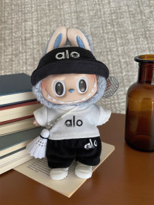 Labubu Sports Clothing Hat Tennis Badminton Third Generation 17cm Trendy Toys for Boys And Girls in Stock