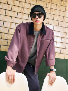 BODYDREAM | Barn Style Retro Workwear Loose Mens Jacket