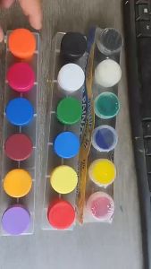 1Pack 12 Color 10ML POSTER PAINTS Set Oil Watercolor Pigments DIY Colors Painting Art Supplies