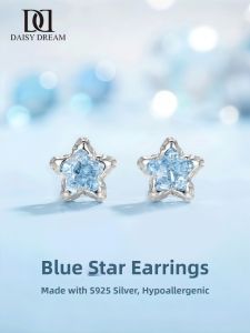 DAISY DREAM | Blue Star 925 Sterling Silver Luxury Earrings For Women
