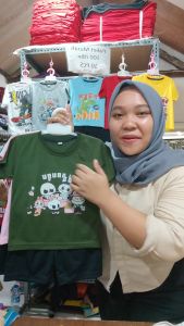 Baju Kaos Setelan Karakter Labubu Anak Perempuan Dan Laki-laki 1 - 10 Tahun - Code8.id - DTF