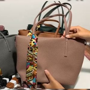 Rihaga Tas Wanita Totebag Slayer Motif Kulit Jeruk